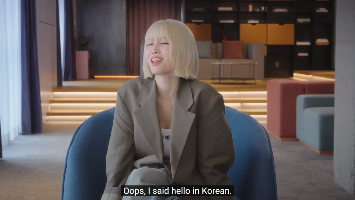 Momo speaking in Korean instead of Japanese and introducing herself as TWICE instead of MISAMO (twice) 😭😭 Momo: "I hope to show people some of the more serious side of me as well." Momo: (makes the same mistake again)