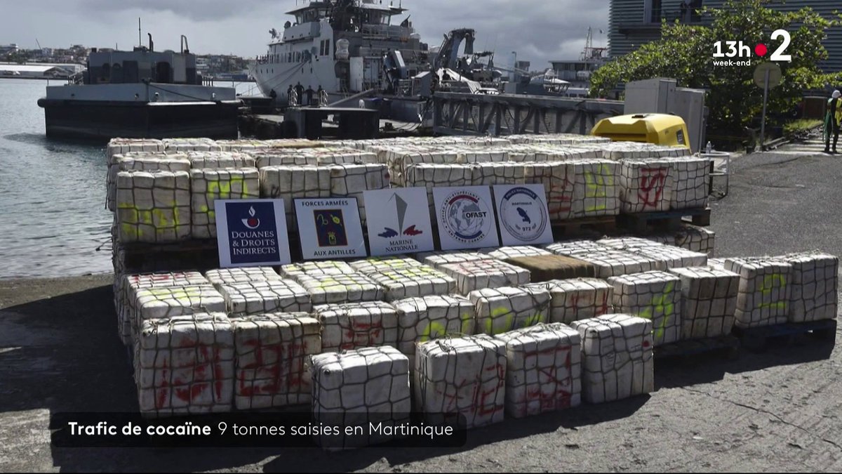 🔴 Plus de 9 tonnes de cocaïne ont été interceptées au large de la Martinique. Cette saisie marque la première grande opération anti-drogue de l'année 2025 pour les Forces armées aux Antilles.