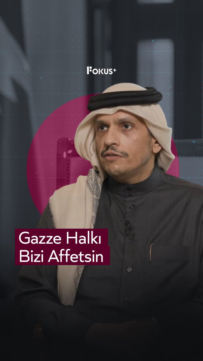 ➕ Katar Başbakanı ve Dışişleri Bakanı Şeyh Muhammed bin Abdulrahman El Sani, Katar Emiri ve halkı adına Gazze halkına seslendi. ▪️ “Bunca aydır size karşı olan eksikliğimiz için bizi affedin.”