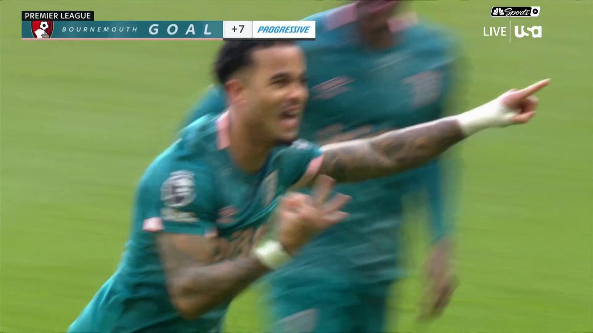 JUSTIN KLUIVERT COMPLETES HIS HAT TRICK WITH A BELTER. 💥🎩 #NEWBOU