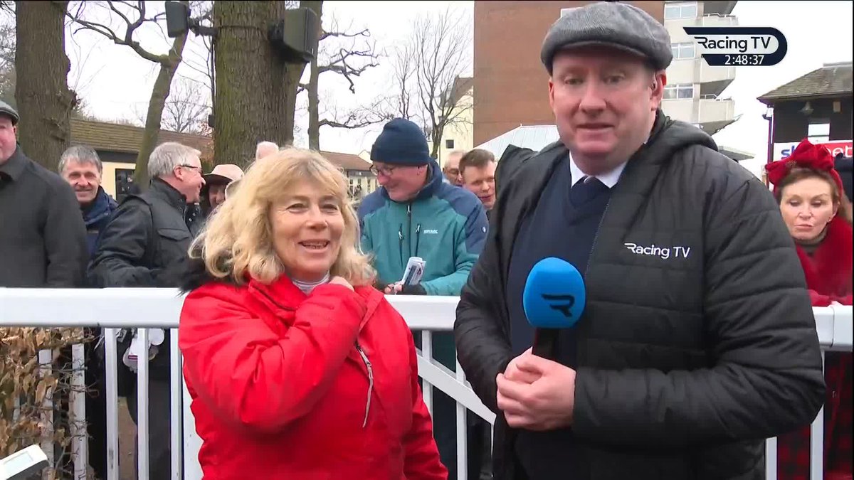 "This is very much what Mark wanted to happen." An unmissable and deeply moving interview with Sara Bradstock after Mr Vango won the Peter Marsh Chase at Haydock ♥️