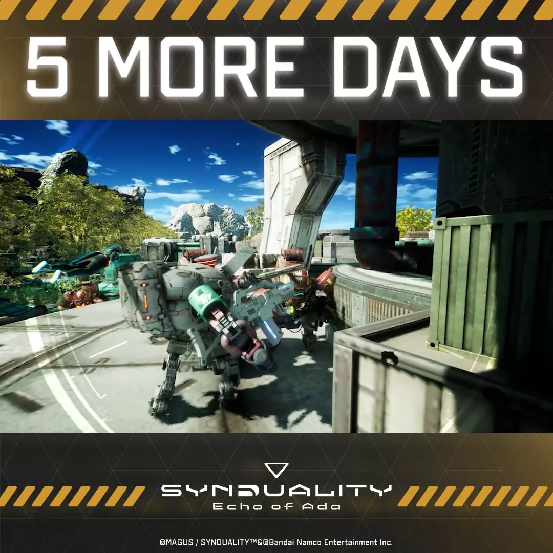 From Parasitic Enders to deadly environments, many dangers stand in the way of you getting your hard-earned resources home. Keep your weapons close and your Magus closer to survive when #SYNDUALITY Echo of Ada drops in 5 days! Pre-Order Now:
