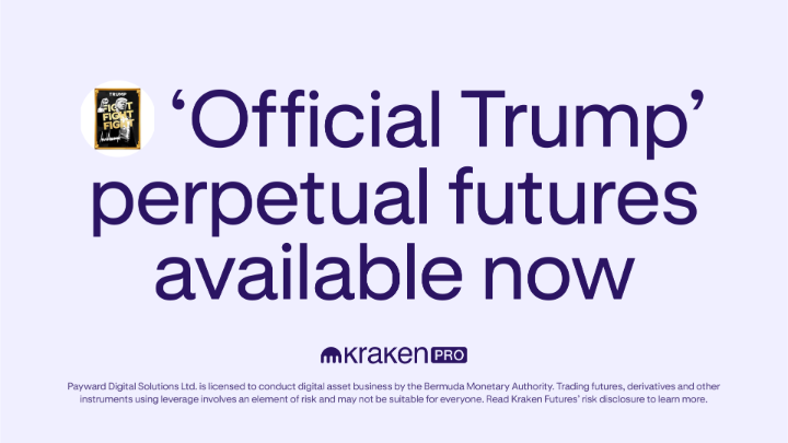 This is YUGE❗Donald J. Trump $TRUMP TrumpMeme perpetual futures now live & ready to trade with up to 20x leverage. Why Kraken Pro futures? ✔️ 30+ collateral options ✔️ 330+ markets Open $TRUMP perp: *Geo restrictions apply.