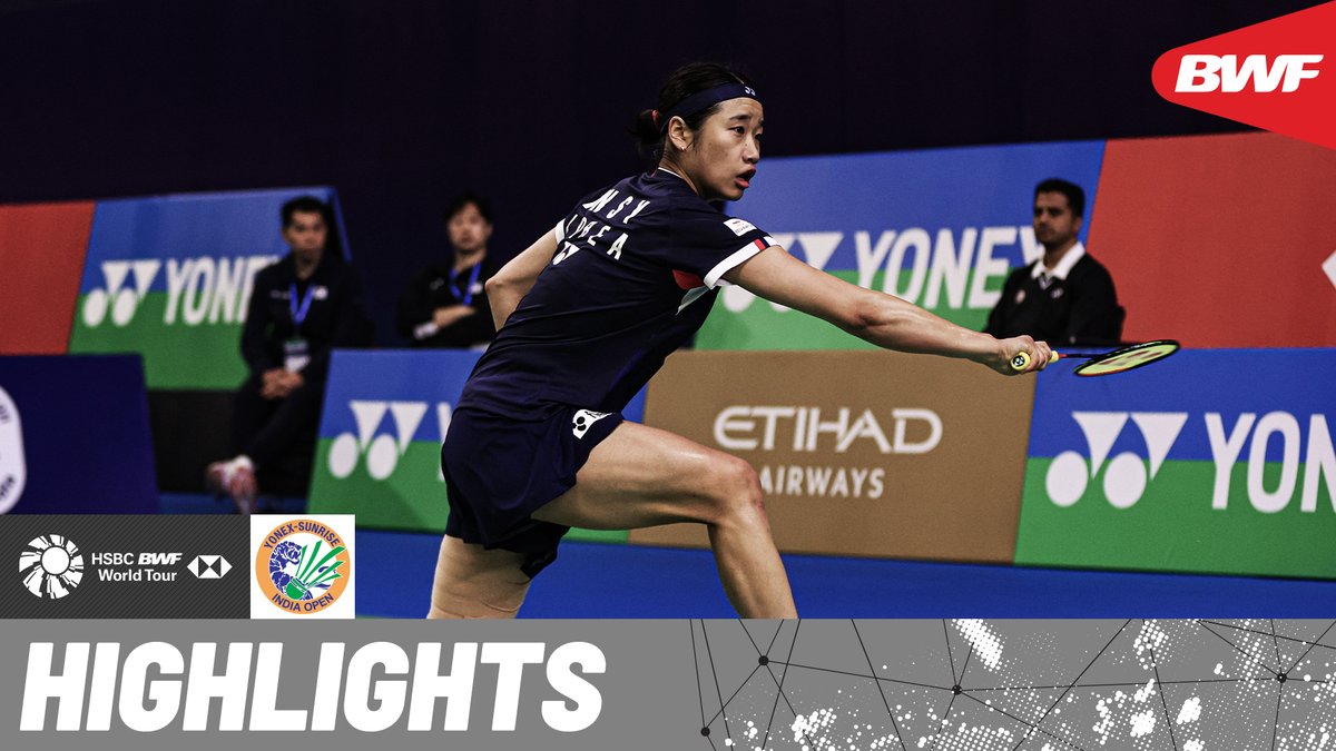 World No.1 An Se Young 🇰🇷 faces Gregoria Mariska Tunjung 🇮🇩. #BWFWorldTour #IndiaOpen2025