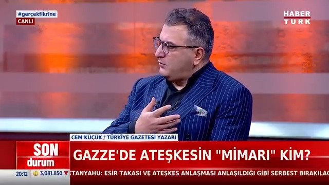 15 aylık katliamın sonunda "Ateşkes"... Gazze'de ateşkesin "Mimarı" kim? Türkiye Gazetesi Yazarı Cem Küçük #GerçekFikriNe'de değerlendirdi.