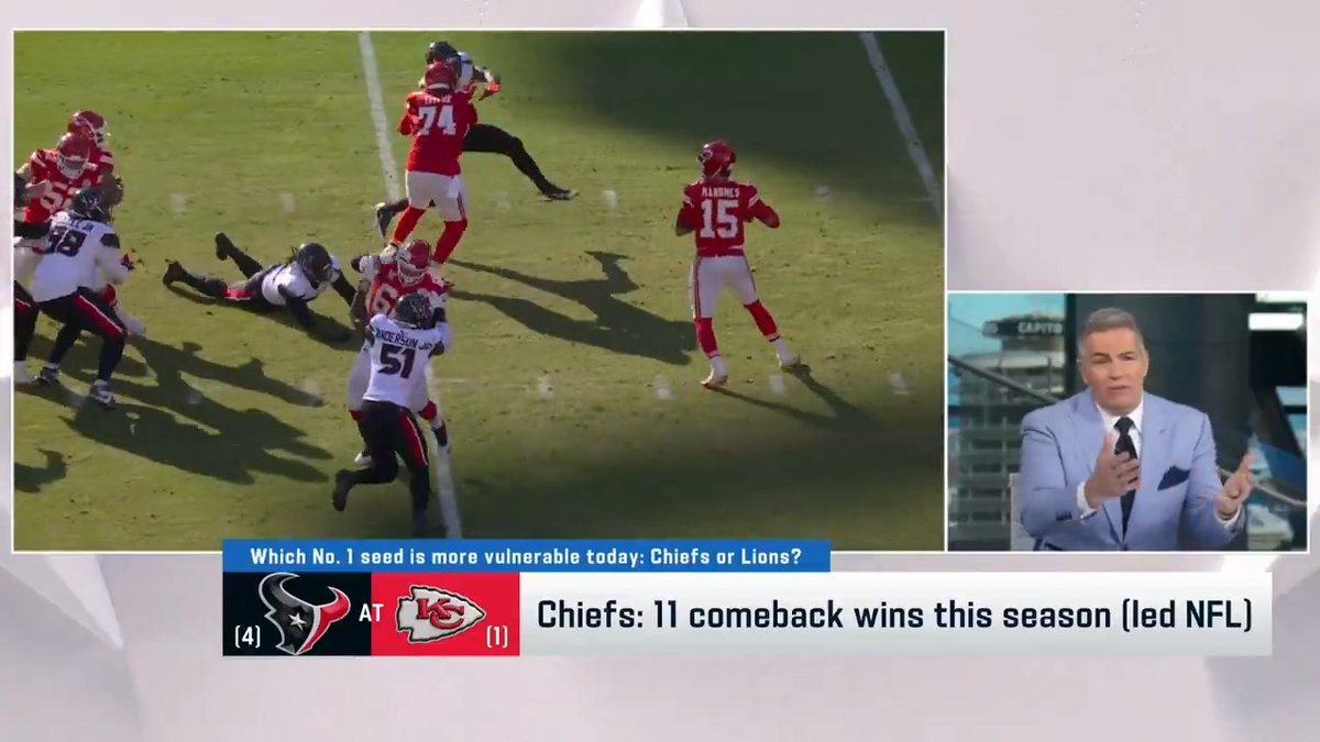 Which No. 1 seed is on more of an upset watch this weekend? Kurt Warner believes it's the Chiefs 👀