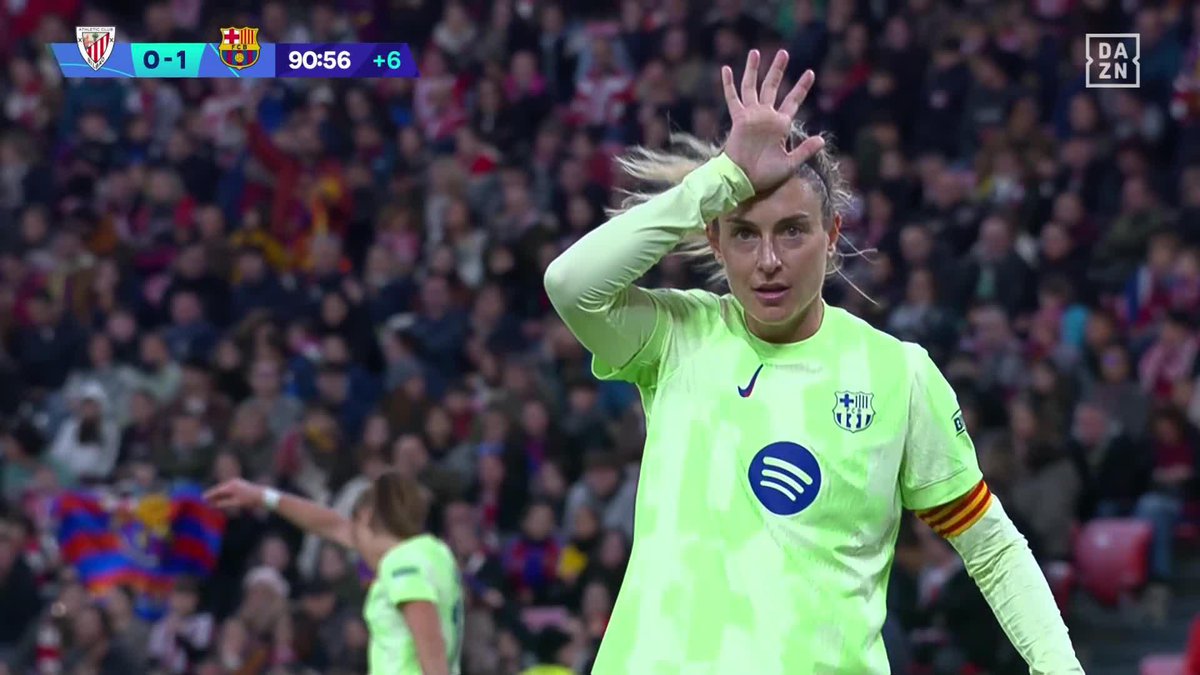 Este es el golazo que ha marcado Alexia Putellas en el 90' ante 18.000 espectadores en San Mamés