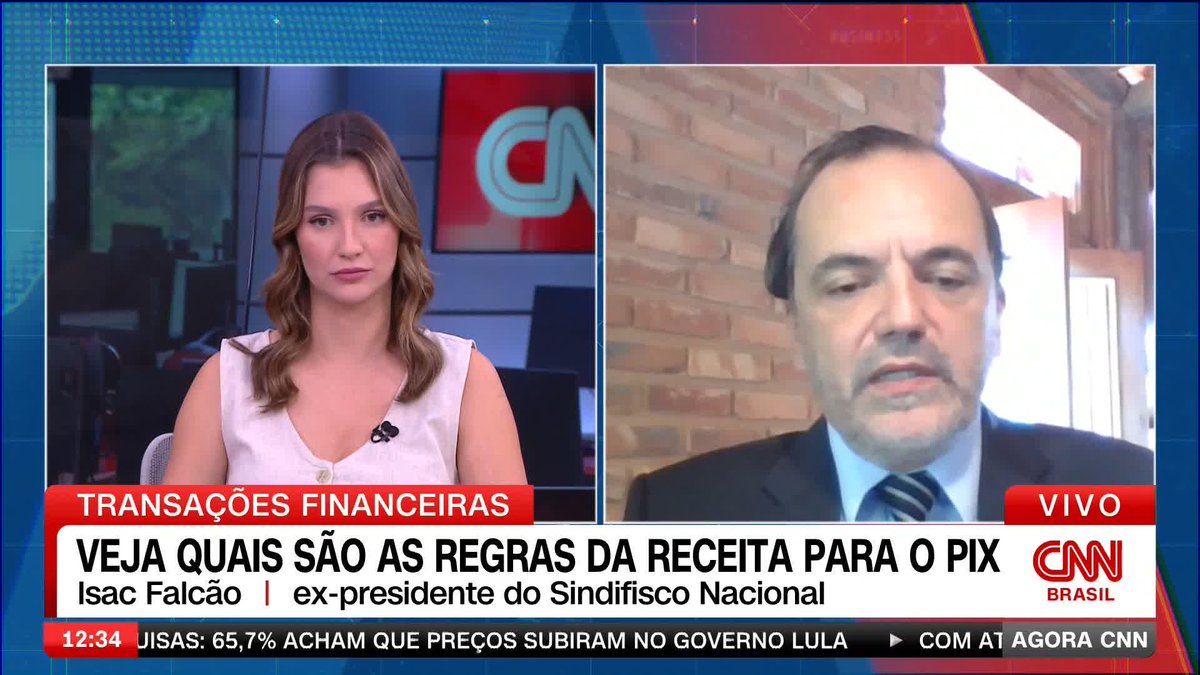 O auditor fiscal e ex-presidente do Sindifisco Nacional Isac Falcão falou à CNN sobre a revogação da medida de monitoramento da Receita Federal sobre pagamentos via Pix. Segundo o auditor, a suspensão da medida prejudica o combate ao crime organizado. #AgoraCNN