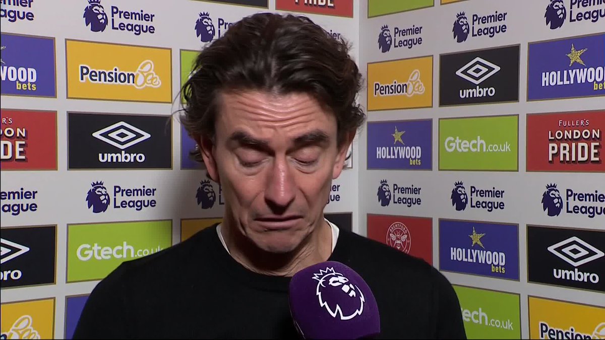 "We lacked the final pass" Thomas Frank believes Brentford could've came away with more against Liverpool if his side had taken more of their opportunities. 🐝