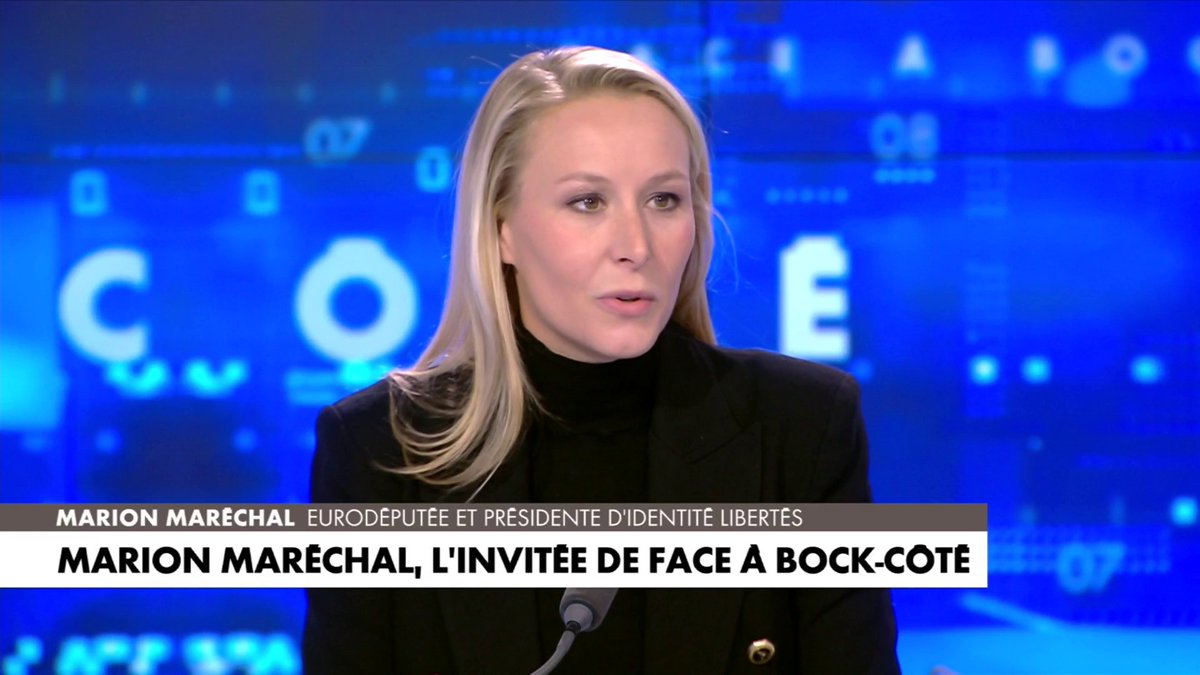 Marion Maréchal, eurodéputée : «Il ne s'agit plus de savoir si on est pour ou contre l'Algérie française mais si on est pour ou contre la France algérienne», dans #FaceaBockCote