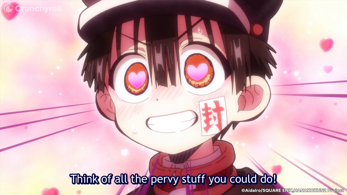 Hanako knows how to make an impression 😅 (via Toilet-bound Hanako-kun Season 2)