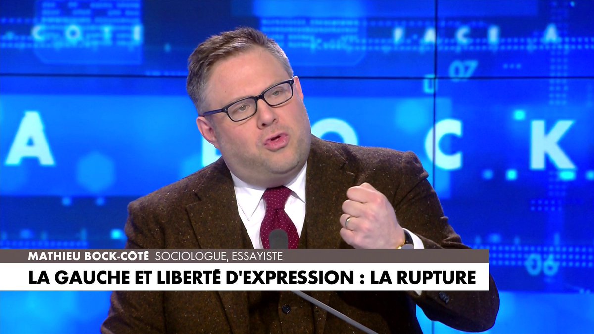 «Un désamour à gauche pour la liberté d'expression ?» : l'édito de Mathieu Bock-Côté dans #Facealinfo