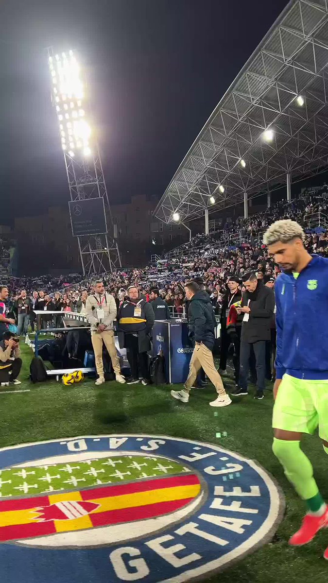 The Guard of Honor for the Super Cup Champs! Thanks, Getafe C.F.! 🤝