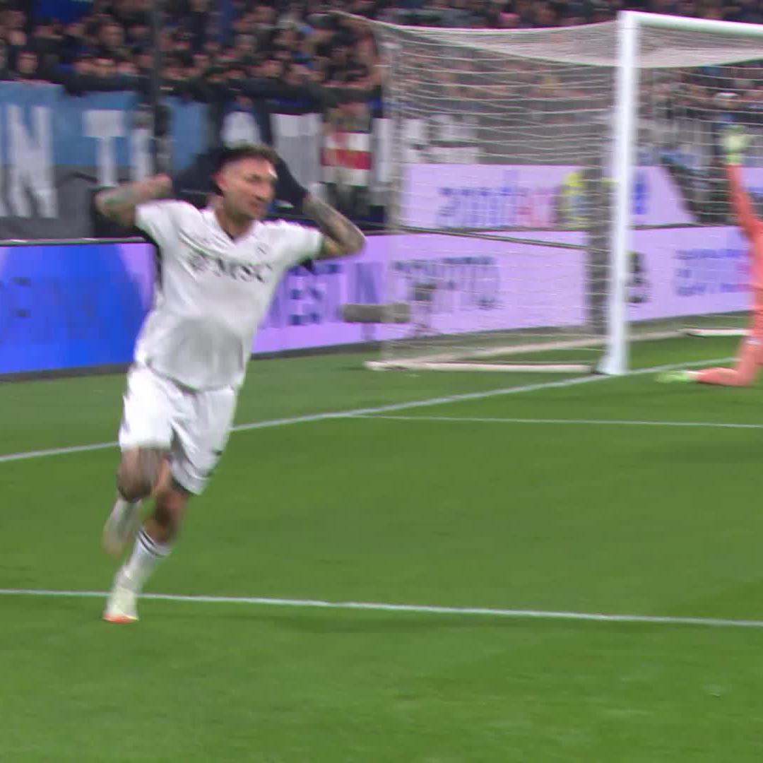 26' A gol bello risponde gol bello! Politano sfonda la porta 🔥🔥 #AtalantaNapoli 1-1