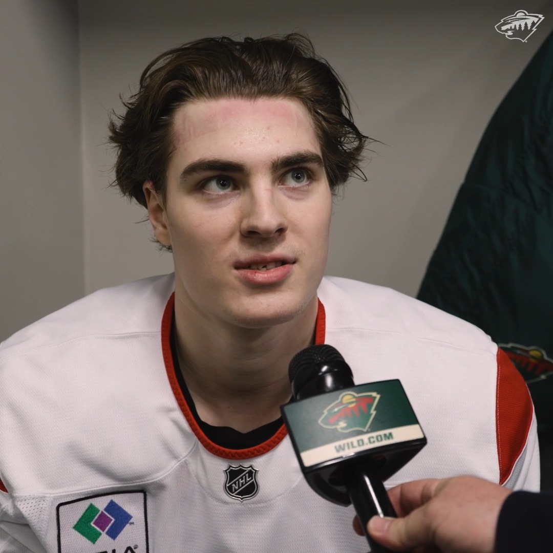 "I am hoping to continue what I've done in Iowa" 🗣️ Liam Öhgren on making most of this opportunity #mnwild