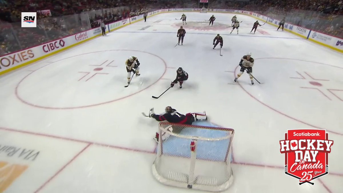 LEEVI MERILAINEN 🤯 All he does is continue to impress. #HockeyDay 📺: Sportsnet or stream on Sportsnet+ ➡️