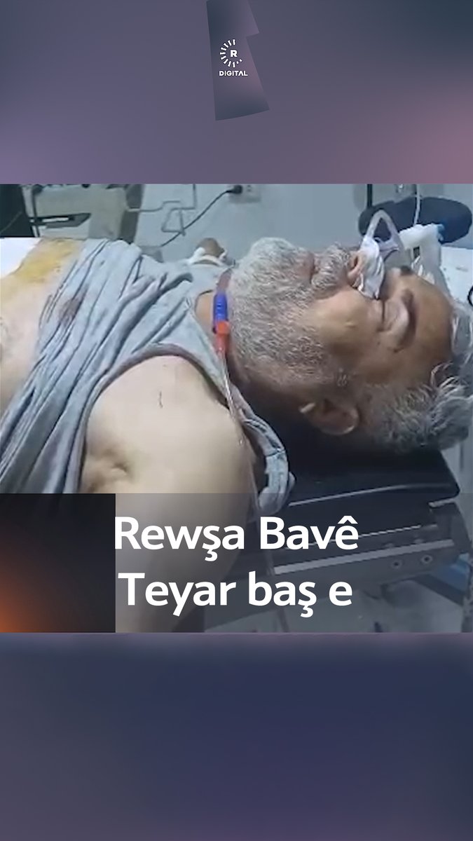 Rewşa Bavê Teyar baş e 🔴 Sivîlên ku ji bo xwepêşandanê çûbûn Bendava Tişrînê hatin bombebarankirin 🔴 Şanoger û lîstikvan Cûma Xelîl Îbrahîm ê bi navê Bavê Teyar tê naskirin jî li Bendava Tişrînê birîndar bû 🔴 Hat zanîn ku emeliyata Bavê Teyar bi dawî bû û niha rewşa wî baş e
