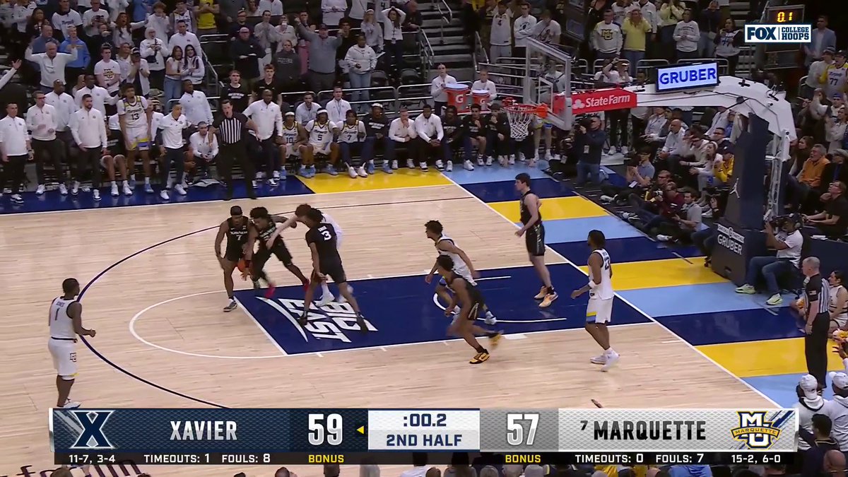 Xavier hangs on and pulls off the upset over No. 7 Marquette 💪 😱