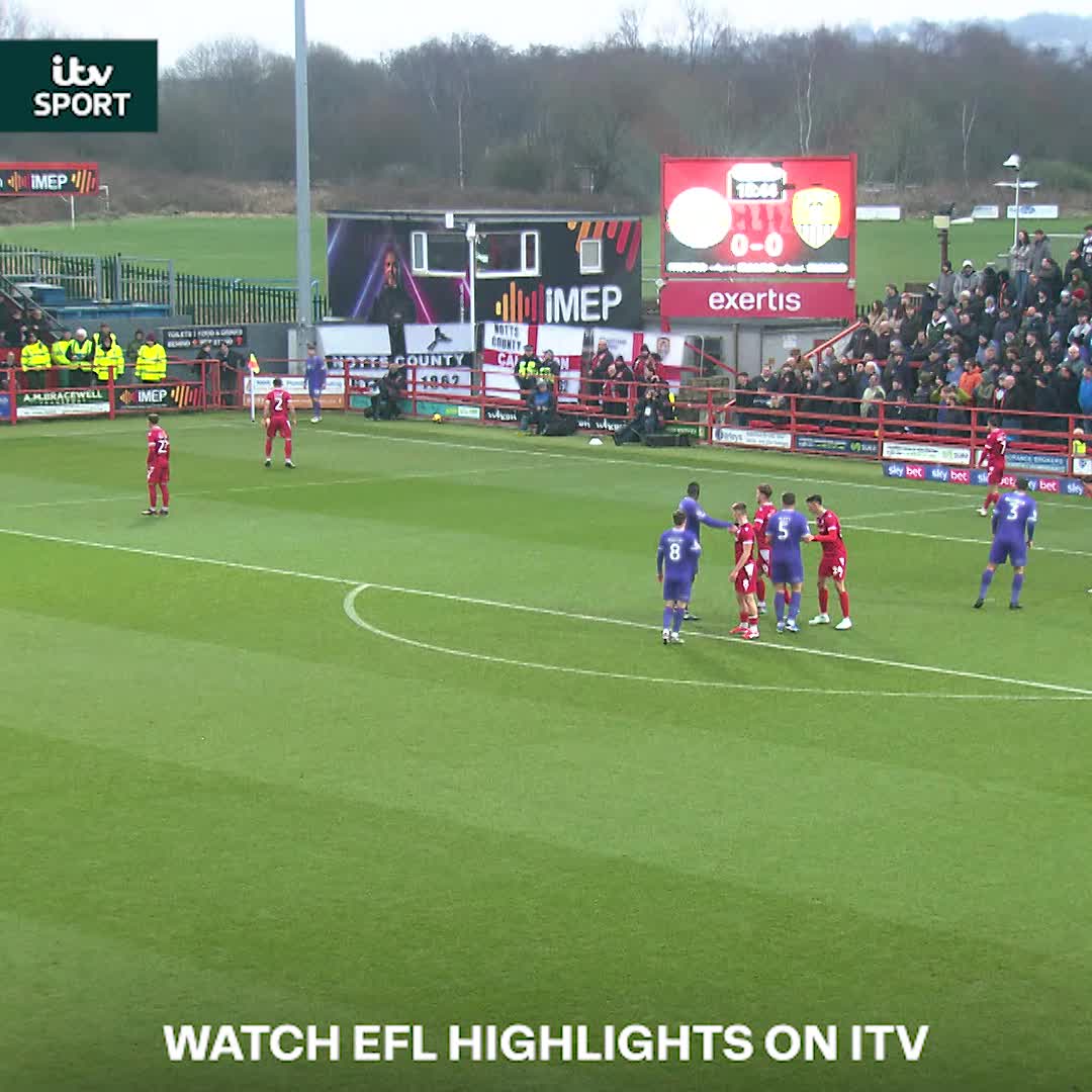 Just a beautiful hit from Notts County’s Tottenham loanee George Abbott away at Accrington Stanley today. You don’t save those.