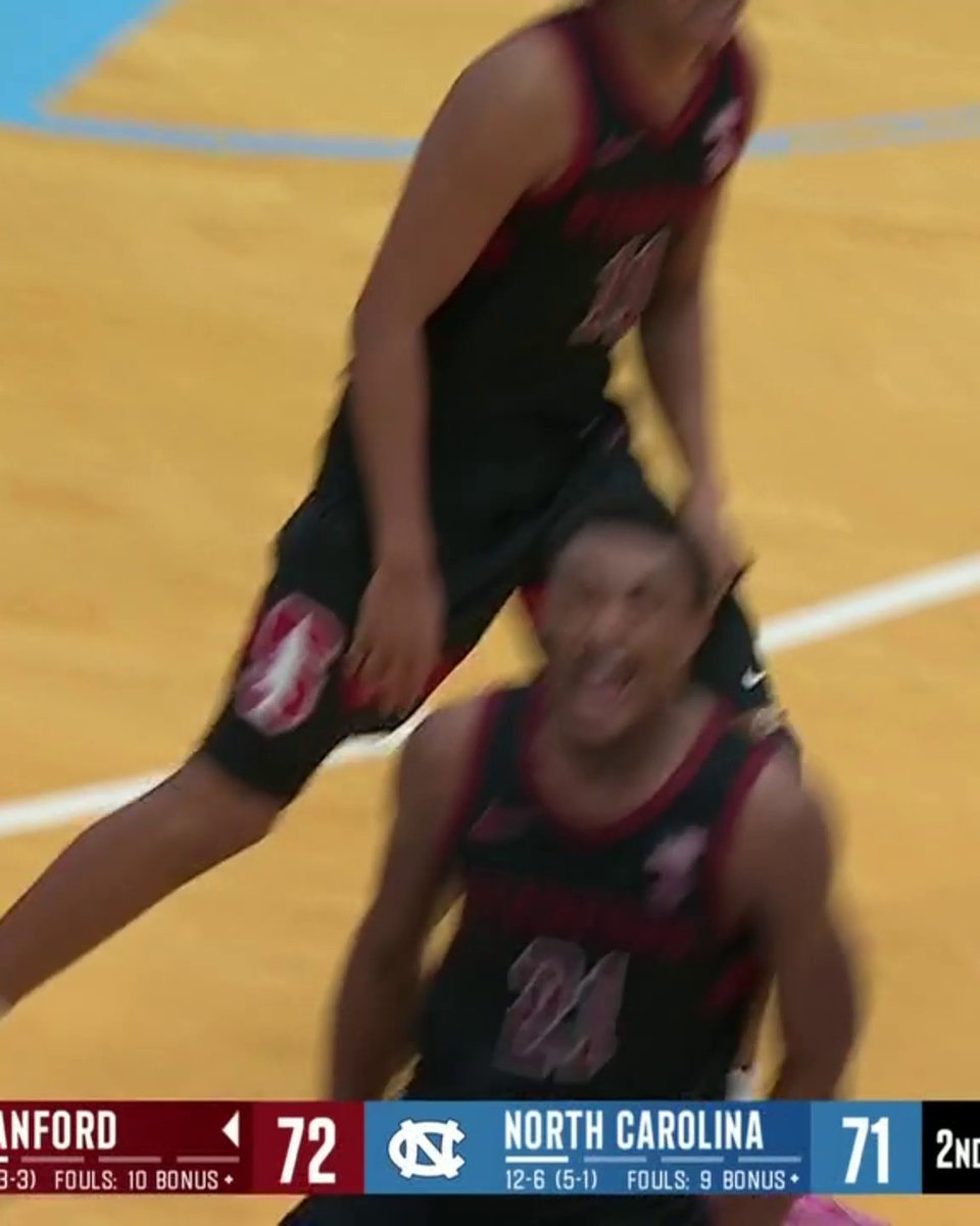 JAYLEN BLAKES HITS THE GAME-WINNER VS. NORTH CAROLINA 😱 Stanford Men's Basketball