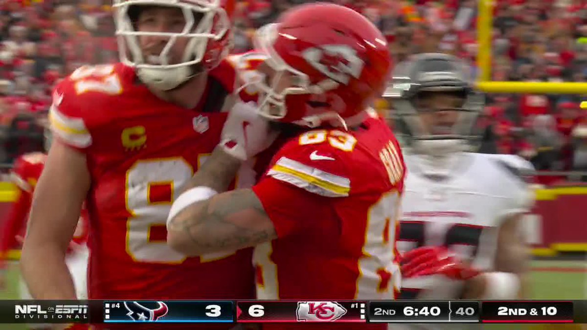 KELCE NEARLY HOUSED IT 😱 #HOUvsKC | ESPN, ABC, ESPN+