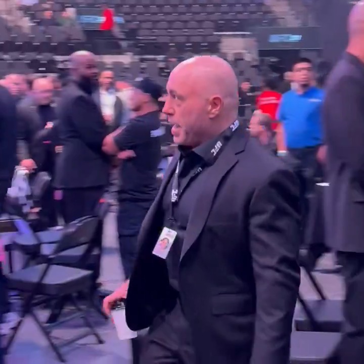 Joe Rogan enters Intuit Dome floor for the first numbered UFC event of 2025. Let’s get this #UFC311 party started!