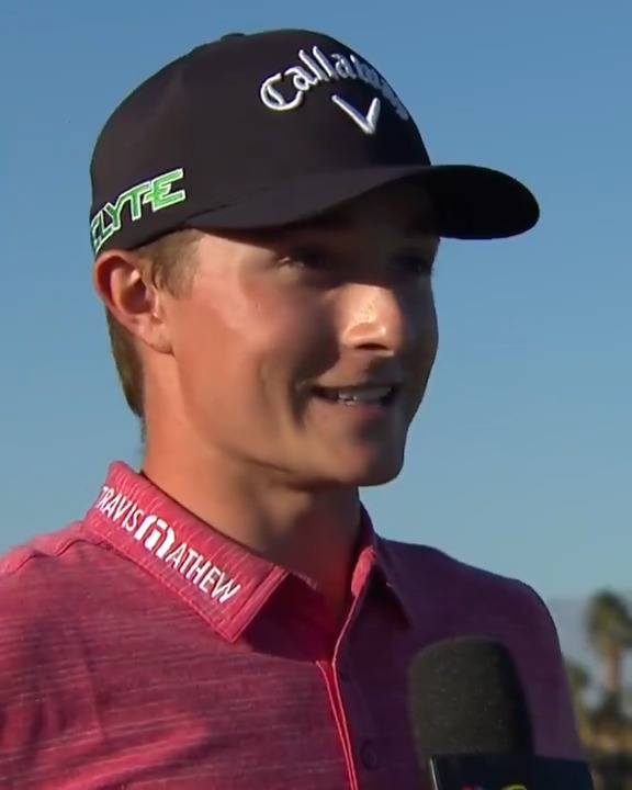 "Golf is a weird and funny game ... but I'm going to keep my head up." Despite missing the cut, 17-year-old Blades Brown keeps a positive mindset after his first professional start @TheAmExGolf.
