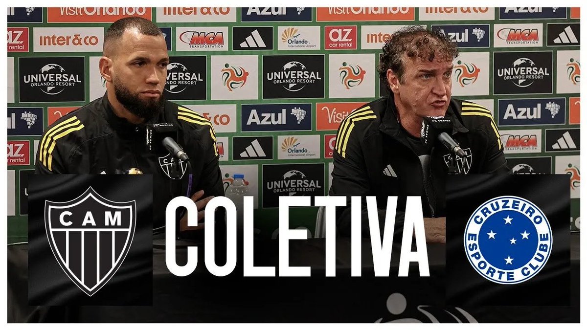 🎙️ Confira, na íntegra, a entrevista coletiva com o técnico Cuca e o goleiro Everson após o clássico desta tarde. #VamoGalo #CAMxCRU 🏴🏳️