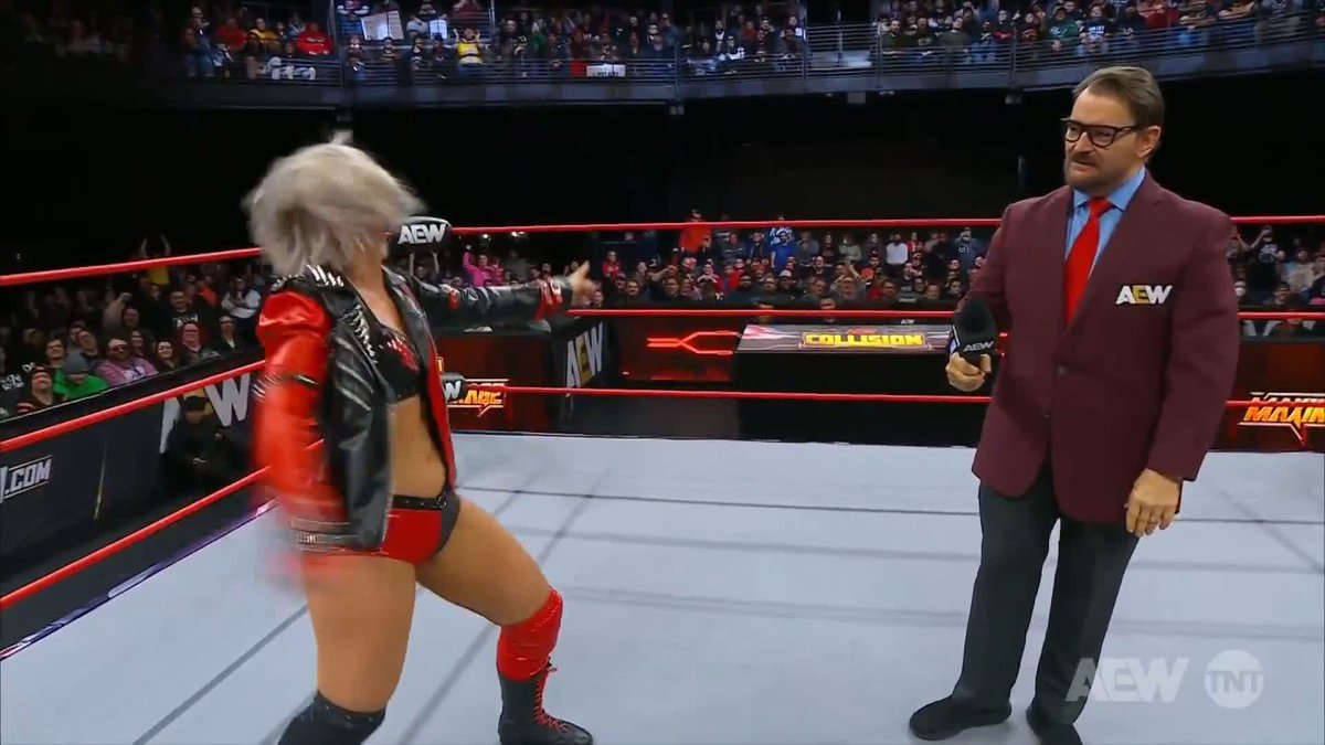 Toni is ready to FINALLY meet the champ Art in person, because it's TONI TIME! 🤘 Watch #AEWCollision on TNT Drama &amp; @SportsOnMax #ToniStorm | Tony Schiavone