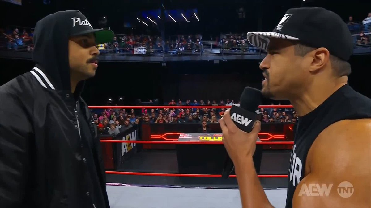 Platinum Max has his own ideas with what's been wrong with The Acclaimed lately... Watch #AEWCollision on TNT Drama & @SportsOnMax ''Platinum'' Max Caster | Anthony Bowens