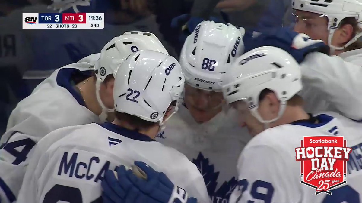 Willy Nylander! 🍁 This game is tied! #HockeyDay 📺: Sportsnet or stream on Sportsnet+ ➡️