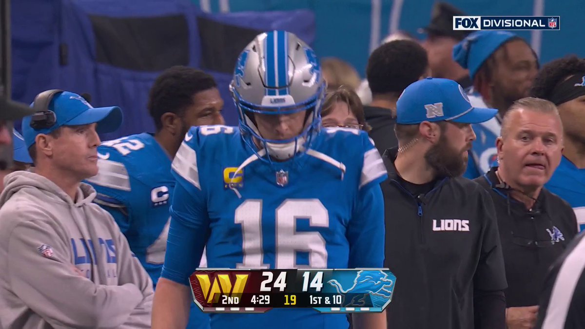 Jared Goff has returned to the sideline