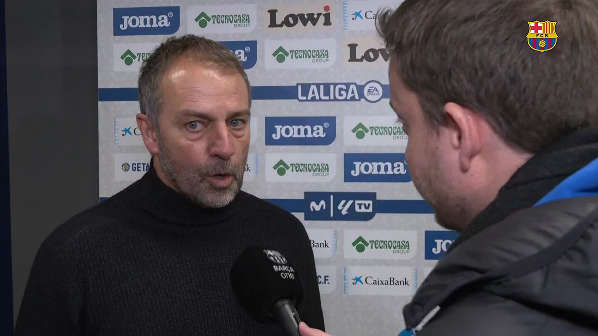 🎙️ Hansi Flick and Pedri analyze the draw at Getafe