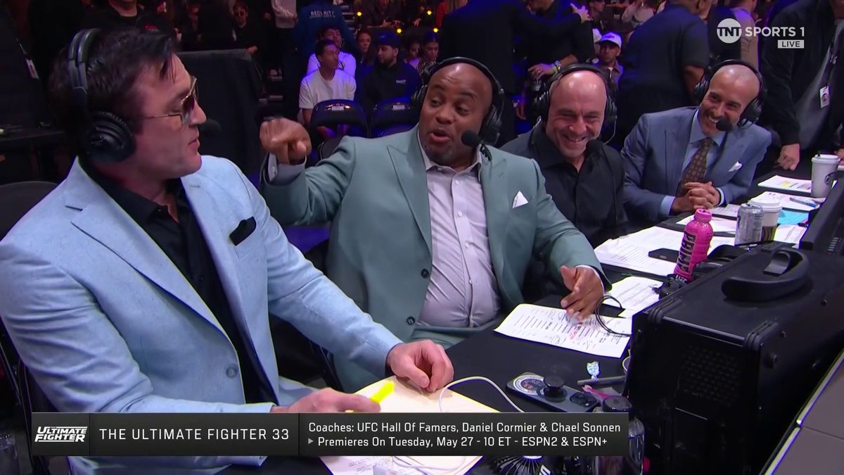 DC AND CHAEL ARE COACHING THE NEXT SEASON OF THE ULTIMATE FIGHTER!!! #UFC311 | Live on TNT Sports & discovery+