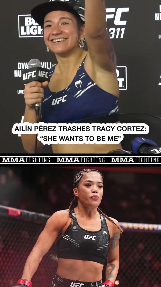 Ailín Pérez trashes "dirty" Tracy Cortez after her win at #UFC311: "She wants to be me… She just cannot believe how beautiful I am."