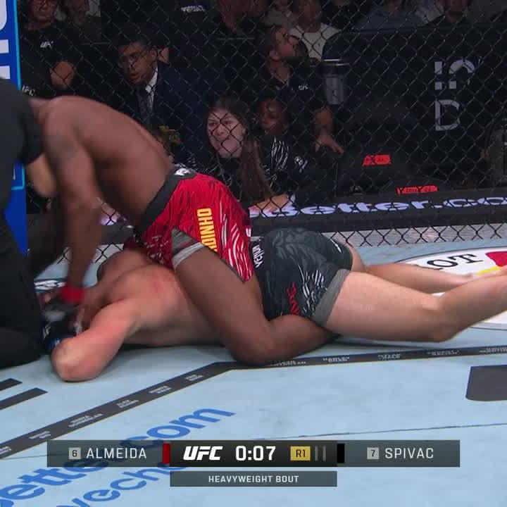 SHORT NIGHT AT THE OFFICE FOR JAILTON ALMEIDA 😤 #UFC311