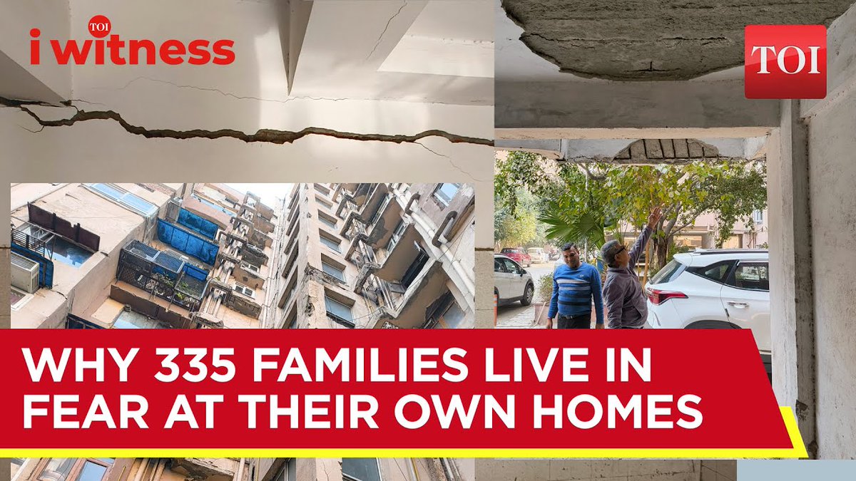 #IWitness | 335 families in #Delhi living in a death-trap When Signature View Apartments was built in 2010 in Delhi, potential buyers couldn't have imagined that their roofs would be collapsing just a few years in. There have been multiple instances where a part of the ceiling has collapsed or a portion of the balcony has given way. For over 300 families now, every day is a fight and a heartbreaking reminder of living in #homes that have become deathtraps.