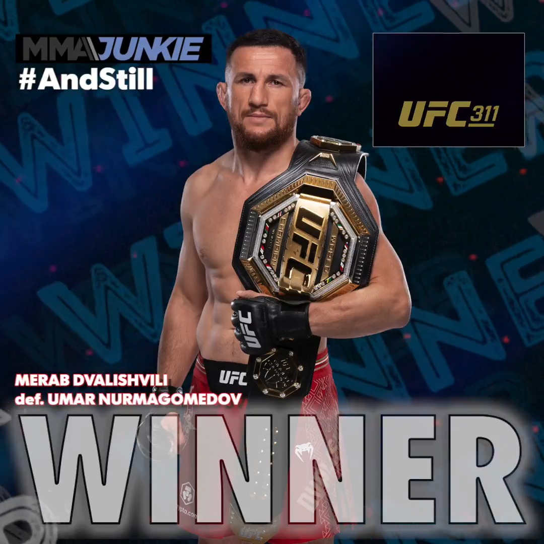 #UFC311 results: Merab Dvalishvili (Merab “The Machine” Dvalishvili) def. Umar Nurmagomedov via unanimous decision (48-47, 48-47, 49-46) – to defend bantamweight title Full coverage: