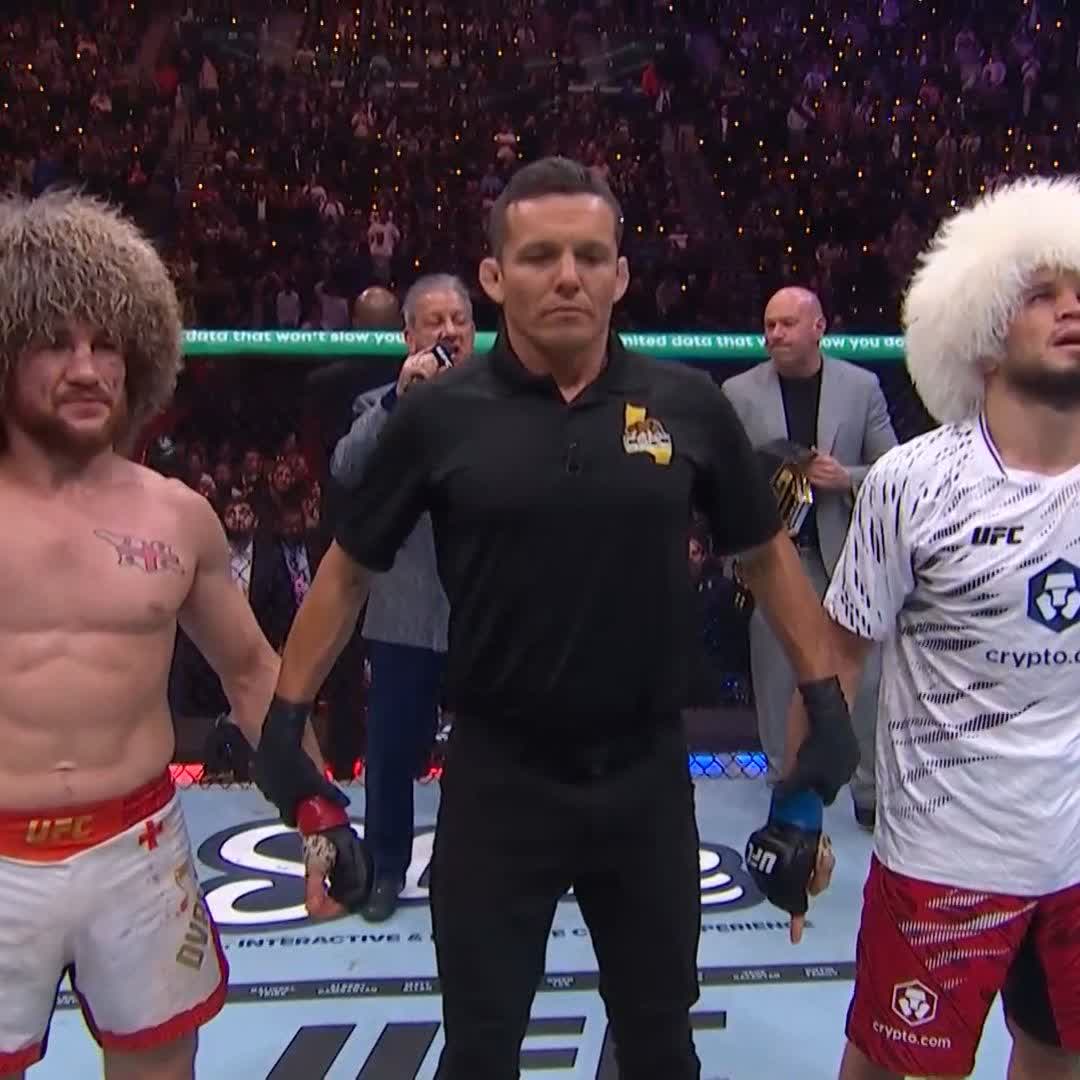 🏆 OFICIAL! 🇬🇪 Merab “The Machine” Dvalishvili vence y se mantiene como campeón!!! 🏆#UFC311 #ANDSTILL