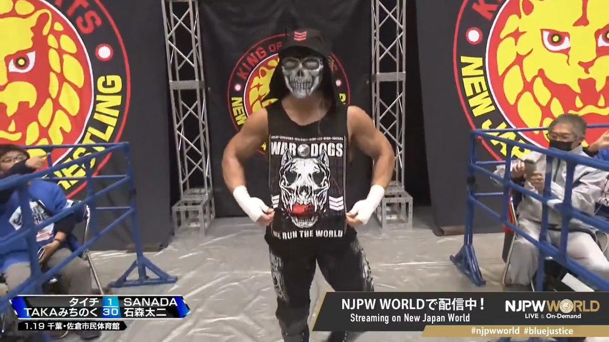 .石森太二 is BULLET CLUB WAR DOGS Sign up Now &amp; Stay tuned to #NJPW #njpwworld #bluejustice