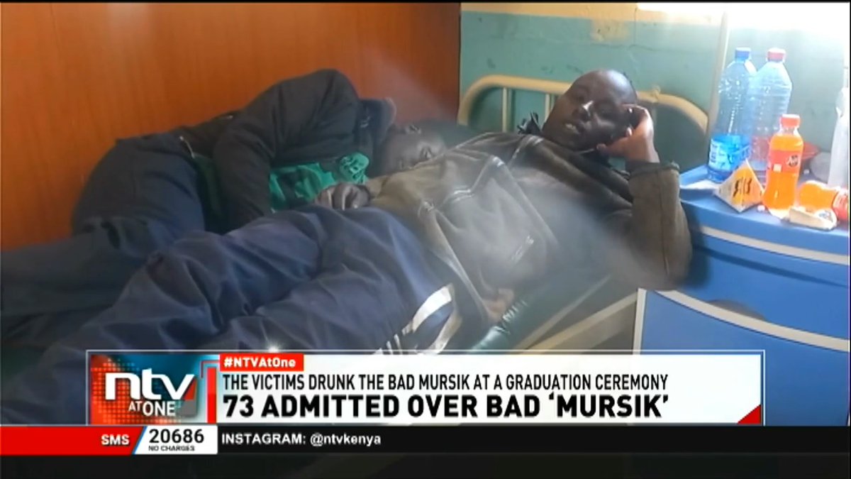73 Admitted Over Bad Mursik: More than 70 people are fighting for their lives in hospital after consuming contaminated fermented milk in Kericho. #NTVatOne Zainab Ismail