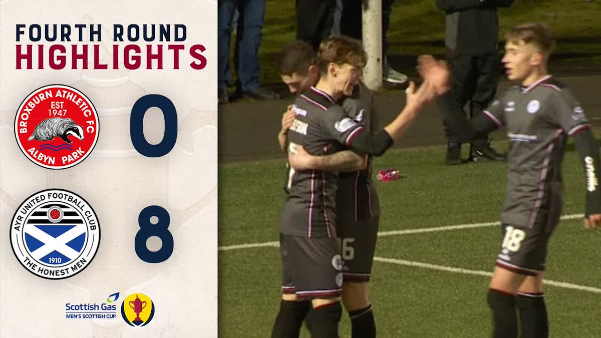 Jay Henderson scored three of Ayr United's eight goals to secure a huge win over Broxburn Athletic. #ScottishCup