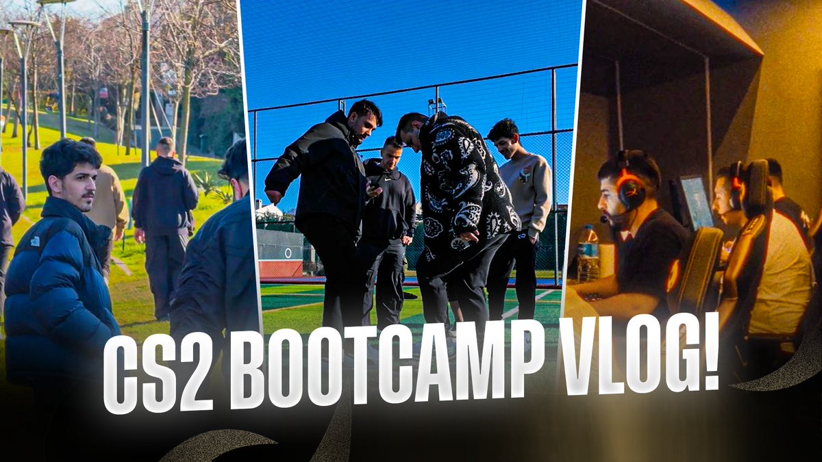 Our CS2 team's bootcamp vlog is live! 🚨 Let's watch together how our team prepared before the tournament 🍿 #forEF #toNewGlories | #yüzdeyüzgaming
