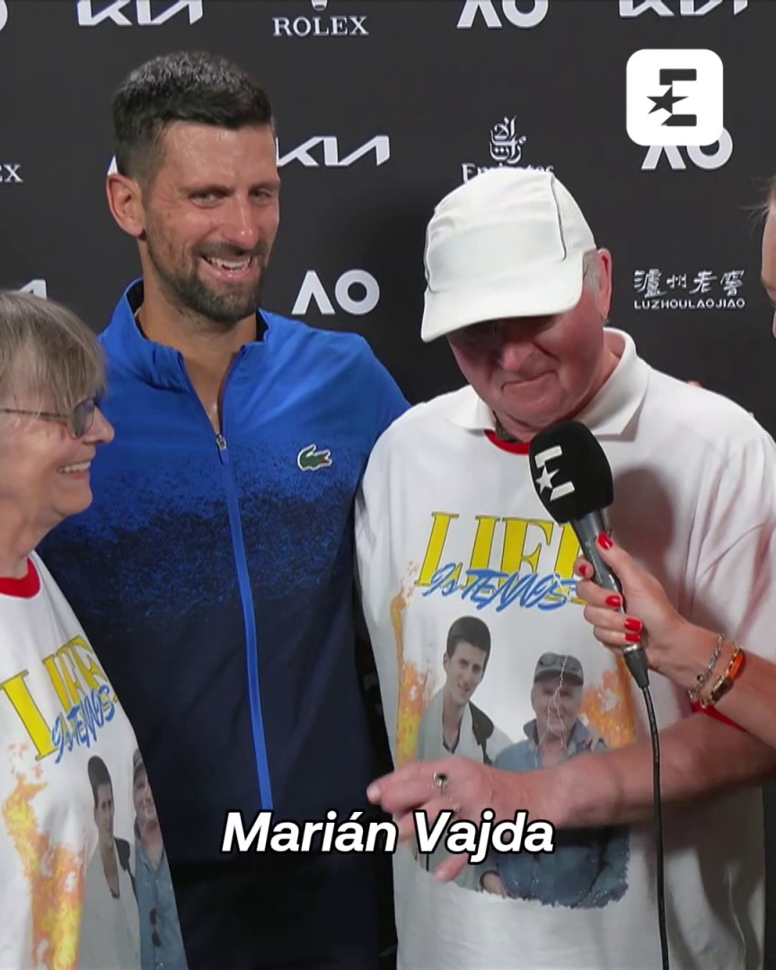Prendetevi un attimo per guardare questo momento meraviglioso 🥹 #Djokovic #AO2025 #EurosportTENNIS
