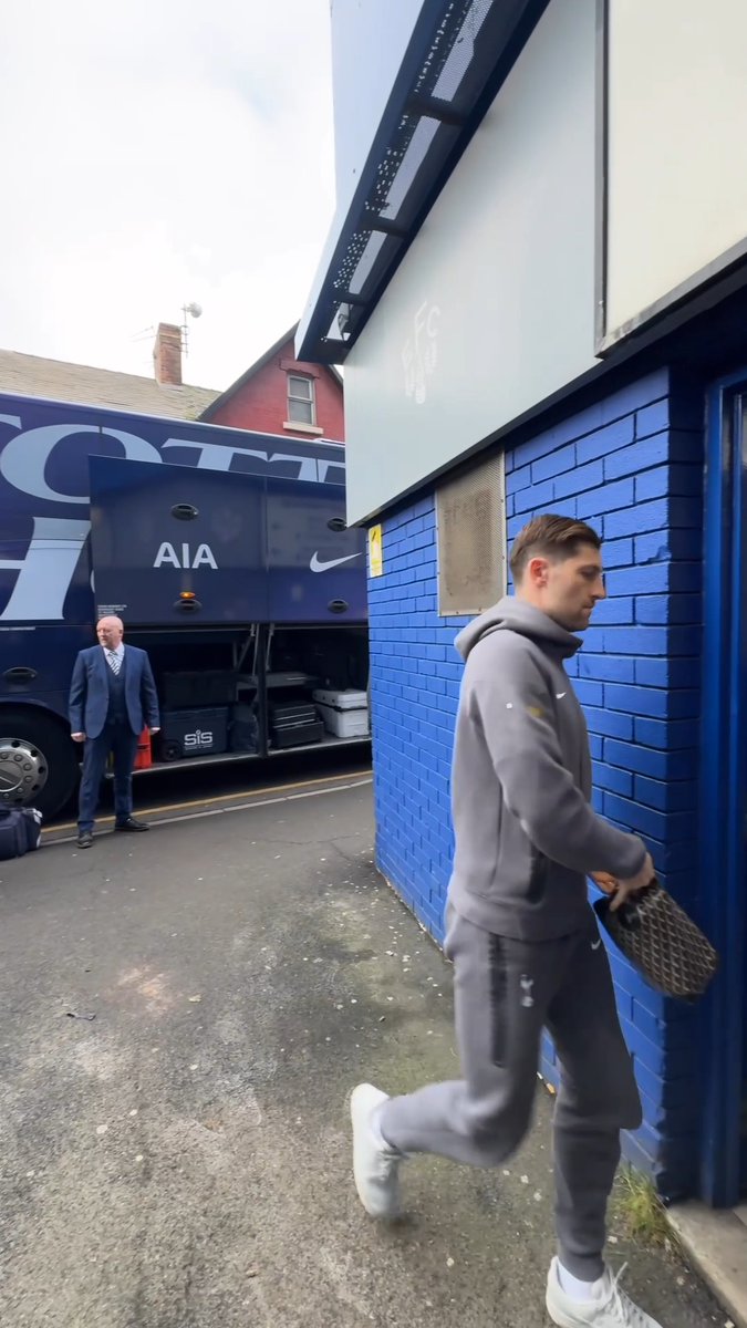 Arrived at Goodison 👋