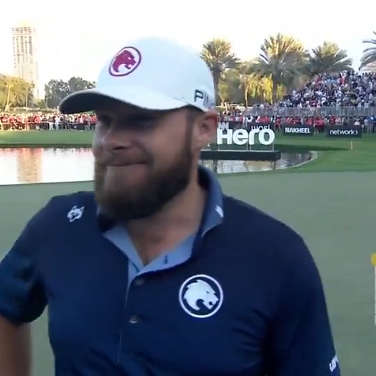 "To have my name on that trophy is a dream come true." Tyrrell Hatton reflects on his win in Dubai 👏