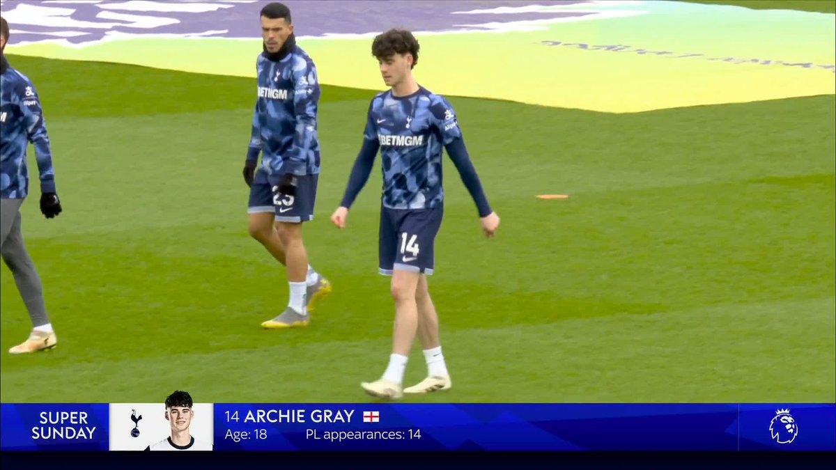 "I would never EVER have thought he would play centre-back!" The Super Sunday panel have been really impressed by Archie Gray so far this season 🌟