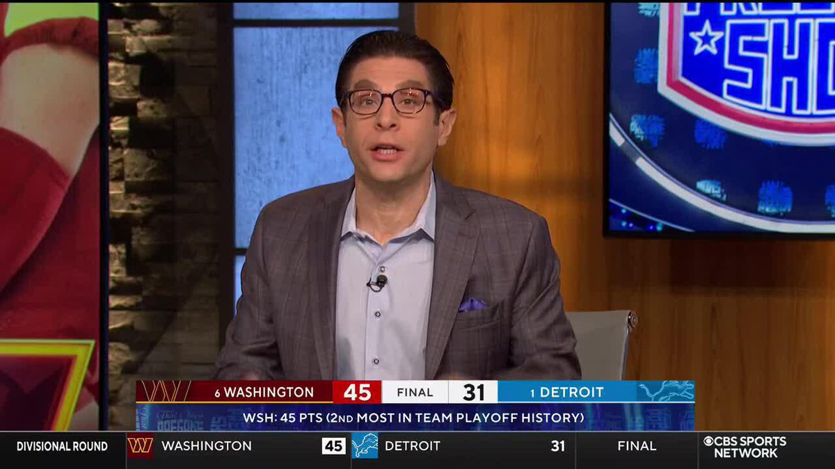 "This team was ill prepared ... Washington out Detroit-ed Detroit." —Adam Schein was not impressed by the top seeded Lions' performance in their loss to the Commanders.