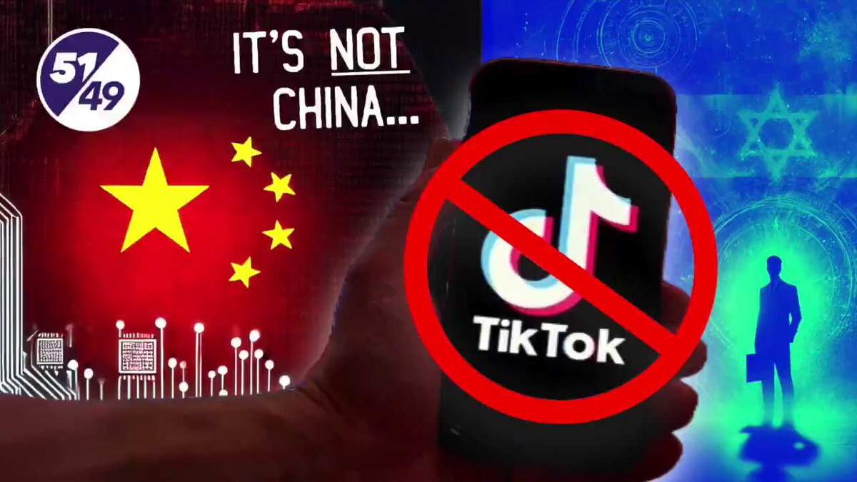 Elon Musk How to say this, we all know the real reason why TikTok is banned in the US but we're all going to pretend that the reason is China. Easier to make the people swallow, isn't it?