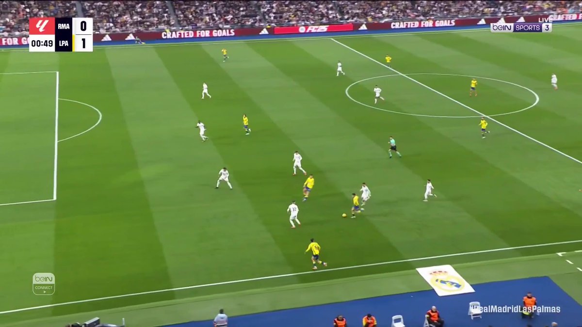 ⏱️😲 في الثواني الأولى من المباراة .. لاس بالماس يفاجئ ريال مدريد بهدف مبكر #الدوري_الإسباني #LaLiga